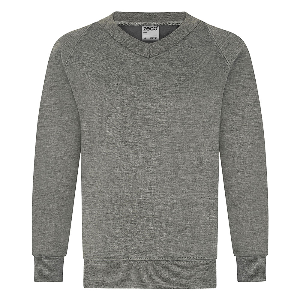 TSCS Grey V-Neck Sweatshirt