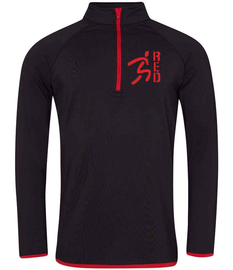 Reds Training Zip Neck