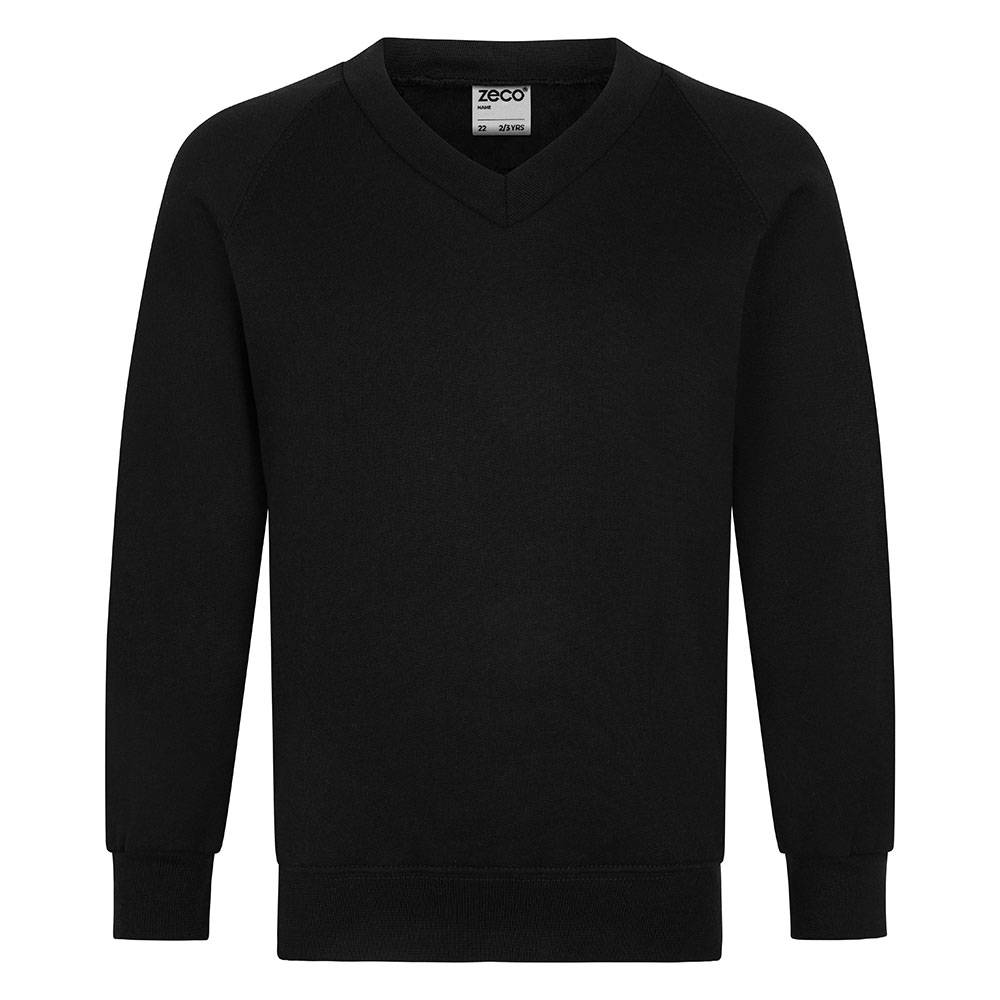 TSCS Black V-Neck Sweatshirt